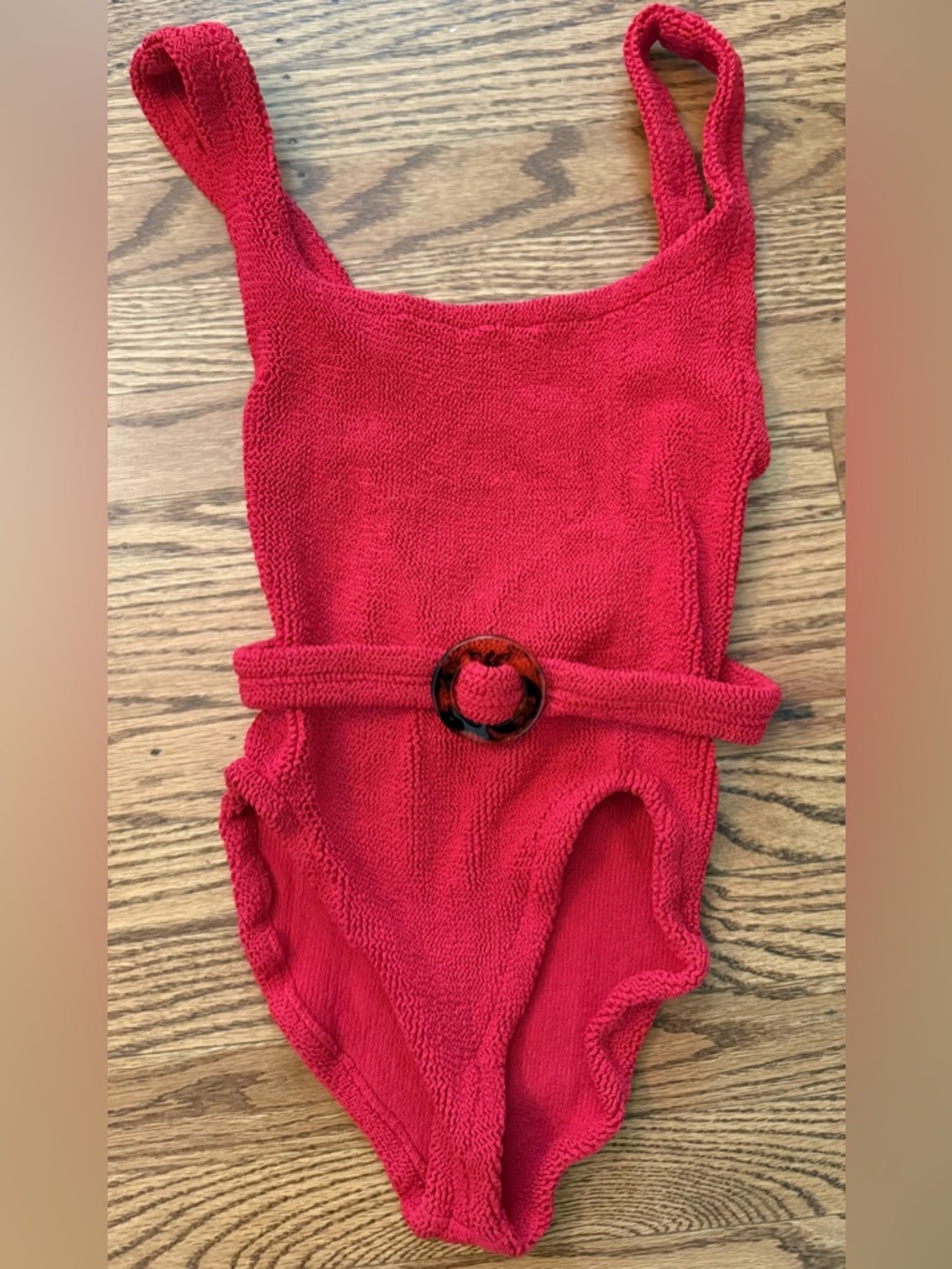 Hunza G London Red Swim suit O/S